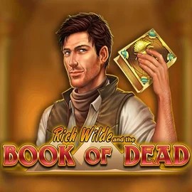 Book of Dead slot icon by Play'n GO, available at Spinbara Casino