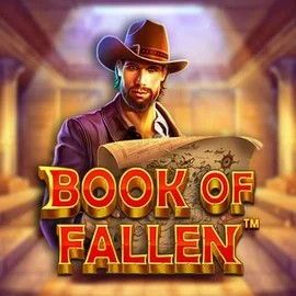 Book Of Fallen online game logo by Pragmatic Play on spinbaracasinos.es
