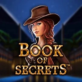 Book of Secrets logo by SYNOT Games at Spinbara Casino