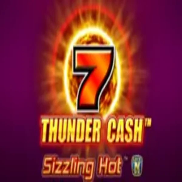 Thunder Cash Sizzling Hot slot logo by Novomatic at Spinbara Casino